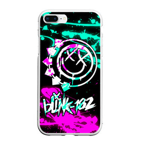 Чехол для iPhone 7Plus/8 Plus матовый с принтом Blink-182 (6) , Силикон | Область печати: задняя сторона чехла, без боковых панелей | Тематика изображения на принте: blink | music | rock | блинк | музыка | рок