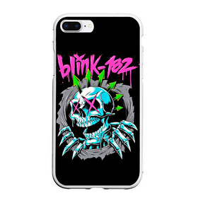 Чехол для iPhone 7Plus/8 Plus матовый с принтом Blink-182 (8) , Силикон | Область печати: задняя сторона чехла, без боковых панелей | Тематика изображения на принте: blink | music | rock | блинк | музыка | рок