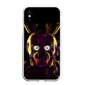 Чехол для iPhone XS Max матовый с принтом FNAF [2] , Силикон | Область печати: задняя сторона чехла, без боковых панелей | bonnie | chika | five nights at freddys | foxy | freddy | game | horror | бони | пять ночей с фредди | фнаф | фокси | фредди | чика