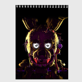 Скетчбук с принтом FNAF [2] , 100% бумага
 | 48 листов, плотность листов — 100 г/м2, плотность картонной обложки — 250 г/м2. Листы скреплены сверху удобной пружинной спиралью | Тематика изображения на принте: bonnie | chika | five nights at freddys | foxy | freddy | game | horror | бони | пять ночей с фредди | фнаф | фокси | фредди | чика