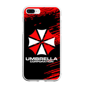 Чехол для iPhone 7Plus/8 Plus матовый с принтом Umbrella Corporation , Силикон | Область печати: задняя сторона чехла, без боковых панелей | resident evil | umbrella corporation | амбрелла | амбрелла корпорейшн | вирус | вымышленная военная и фармацевтическая корпорация | игра | умбрелла