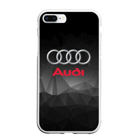 Чехол для iPhone 7Plus/8 Plus матовый с принтом AUDI , Силикон | Область печати: задняя сторона чехла, без боковых панелей | audi | auto | rs | sport | авто | автомобиль | автомобильные | ауди | бренд | марка | машины | спорт