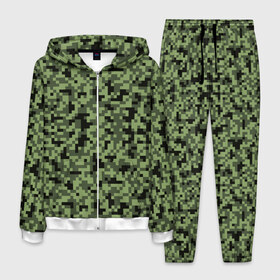 Мужской костюм 3D с принтом КАМУФЛЯЖ , 100% полиэстер | Манжеты и пояс оформлены тканевой резинкой, двухслойный капюшон со шнурком для регулировки, карманы спереди | camouflage | армия | военная форма | военный | вооружение | вооруженные силы | защита | защитный цвет | зеленый | камуфляж | маскировка | солдат | униформа | форма | хаки
