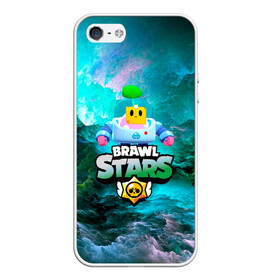 Чехол для iPhone 5/5S матовый с принтом Sprout Brawl Stars , Силикон | Область печати: задняя сторона чехла, без боковых панелей | brawl | brawl stars | sprout | бравл | бравл старс | росток | спраут | спраут brawl stars | спроут