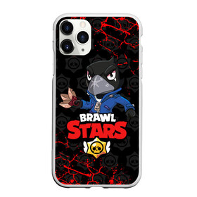 Чехол для iPhone 11 Pro матовый с принтом B S CROW , Силикон |  | bibi | br | brawl stars | coach mike | crow | leon | leon shark | max | mecha crow | mr.p | phoenix | sally leon | spike | unicorn | virus 8 bit | werewolf | ворон | оборотень | пингвин