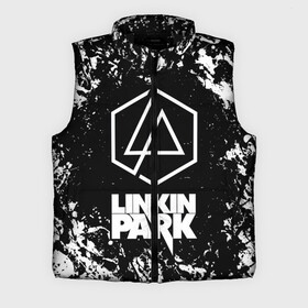 Мужской жилет утепленный 3D с принтом LINKIN PARK [2] ,  |  | linkin | linkin park | music | park | rock | линкин | линкин парк | музыка | парк | рок