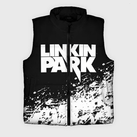 Мужской жилет утепленный 3D с принтом LINKIN PARK [4] ,  |  | linkin | linkin park | music | park | rock | линкин | линкин парк | музыка | парк | рок
