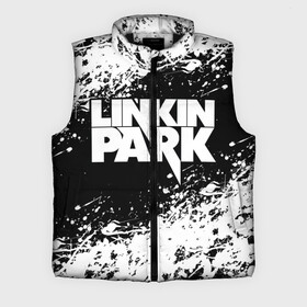 Мужской жилет утепленный 3D с принтом LINKIN PARK [5] ,  |  | linkin | linkin park | music | park | rock | линкин | линкин парк | музыка | парк | рок