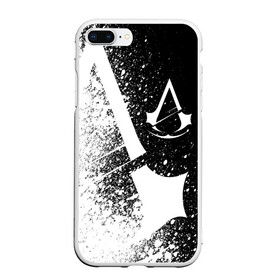 Чехол для iPhone 7Plus/8 Plus матовый с принтом Assassin’s Creed [03] , Силикон | Область печати: задняя сторона чехла, без боковых панелей | ezio | game | ubisoft | ассасин крид | кредо ассасина | эцио