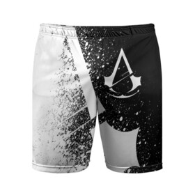 Мужские шорты спортивные с принтом Assassin’s Creed  [03] ,  |  | ezio | game | ubisoft | ассасин крид | кредо ассасина | эцио