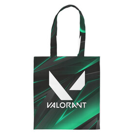 Шоппер 3D с принтом VALORANT , 100% полиэстер | Плотность: 200 г/м2; Размер: 34×35 см; Высота лямок: 30 см | breach | cs go | cypher | jett | league of legends | legends of runeterra | lol | omen | overwatch | phoenix | riot | riot games | sage | sona | sova | valorant | viper | валорант | кс го | лига легенд | лол