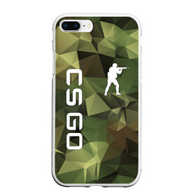 Чехол для iPhone 7Plus/8 Plus матовый с принтом CS GO CAMOUFLAGE , Силикон | Область печати: задняя сторона чехла, без боковых панелей | astralis | awp | counter strike | cs go | cs go global offensive | cs:go | faze clan | hyper beast | team liquid | астралис | кс го | тим ликвид | фейз клан | хайпер бист