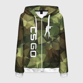 Мужская толстовка 3D на молнии с принтом CS GO CAMOUFLAGE , 100% полиэстер | длина до линии бедра, манжеты и пояс оформлены мягкой тканевой резинкой, двухслойный капюшон со шнурком для регулировки, спереди молния, по бокам два кармана | astralis | awp | counter strike | cs go | cs go global offensive | cs:go | faze clan | hyper beast | team liquid | астралис | кс го | тим ликвид | фейз клан | хайпер бист