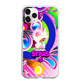 Чехол для iPhone 11 Pro Max матовый с принтом BRAWL STARSLEON UNICORN , Силикон |  | Тематика изображения на принте: 8 | 8 bit | bibi | brawl stars | brock | bull | crow | dinomike | el primo | leon | mobile game | mr.p | nita | poko | ricochet | stars | tara | бравл старс | ворон | леон | мобильные игры