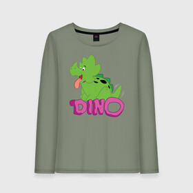 Женский лонгслив хлопок с принтом BABYDINO , 100% хлопок |  | bamm bamm rubble | barney rubble | bedrock | betty rubble | dino | flintstones | fred flintstone | hoppy | pebbles | stone age | vdgerir | wilma | флинстоун | флинтстоун