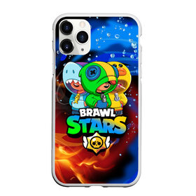 Чехол для iPhone 11 Pro Max матовый с принтом BRAWL STARS LEON SKINS , Силикон |  | 