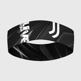 Повязка на голову 3D с принтом JUVENTUS GEOMETRY STRIPES   ЮВЕНТУС ГЕОМЕТРИЧЕСКИЕ ПОЛОСЫ ,  |  | cr7 | fc juventus | football | juve | juventus | ronaldo | sport | роналдо | спорт | футбол | ювентус