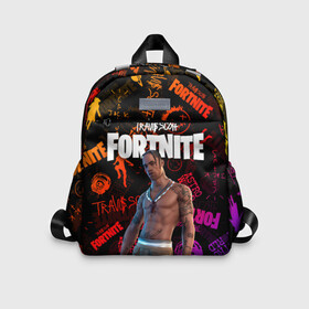 Детский рюкзак 3D с принтом TRAVIS SCOTT+FORTNITE , 100% полиэстер | лямки с регулируемой длиной, сверху петелька, чтобы рюкзак можно было повесить на вешалку. Основное отделение закрывается на молнию, как и внешний карман. Внутри дополнительный карман. По бокам два дополнительных кармашка | america | astro jack | astroworld | cactus jack | fortnite | fortnite 2 | fortnite х | rap | travis scott | usa | wish you were here | америка | астро джек | зарубежный реп | кактус джек | реп | сша | трэвис скотт | фортнайт | фортнайт 2