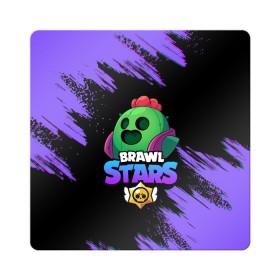 Магнит виниловый Квадрат с принтом Brawl Stars SPIKE , полимерный материал с магнитным слоем | размер 9*9 см, закругленные углы | 8 bit | 8 бит | bibi | brawl | brawl stars | crow | leon | spike | sprout | stars | бравл | бравл старс | браво старс | игра | компьютерная | кров | леон | онлайн | старс