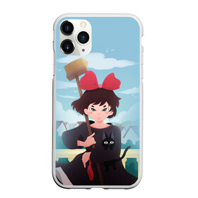 Чехол для iPhone 11 Pro Max матовый с принтом Ведьмина служба доставки , Силикон |  | kiki’s delivery service | аниме | ведьмина служба доставки | мультфильм