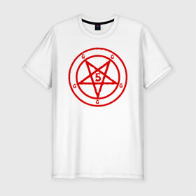 Мужская футболка хлопок Slim с принтом Сети 5G , 92% хлопок, 8% лайкра | приталенный силуэт, круглый вырез ворота, длина до линии бедра, короткий рукав | дьявол | конспирология | коронавирус | пентаграмма | сатана | теория заговора