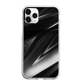 Чехол для iPhone 11 Pro Max матовый с принтом GEOMETRY STRIPES BLACK & WHITE , Силикон |  | Тематика изображения на принте: abstraction | geometry | hexagon | stripes | text | texture | абстракция | геометрия | красный | линии | неон | неоновый | полосы | соты | текстура | фигуры | черный