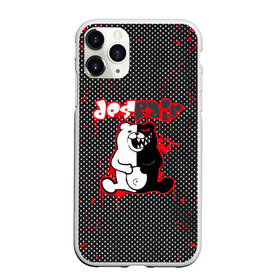 Чехол для iPhone 11 Pro Max матовый с принтом аниме , Силикон |  | ahegao | danganronpa | monokuma | senpai | аниме | монокума | надпись | прикольные картинки | прикольные надписи | сердце | я люблю аниме