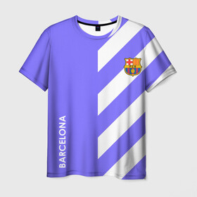 Мужская футболка 3D с принтом Barcelona , 100% полиэфир | прямой крой, круглый вырез горловины, длина до линии бедер | atletico | barcelona | borussia | chelsea | cristiano | football | juventus | manchester city | manchester united | messi | real madrid | ronaldo | sport | спорт | футбол