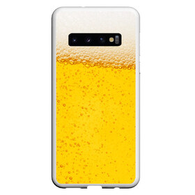 Чехол для Samsung Galaxy S10 с принтом Пиво , Силикон | Область печати: задняя сторона чехла, без боковых панелей | пенное | хмельное