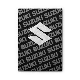 Обложка для автодокументов с принтом SUZUKI (9) , натуральная кожа |  размер 19,9*13 см; внутри 4 больших “конверта” для документов и один маленький отдел — туда идеально встанут права | Тематика изображения на принте: suzuki | авто | автомобиль | сузуки