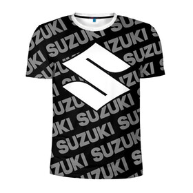 Мужская футболка 3D спортивная с принтом SUZUKI (9) , 100% полиэстер с улучшенными характеристиками | приталенный силуэт, круглая горловина, широкие плечи, сужается к линии бедра | suzuki | авто | автомобиль | сузуки