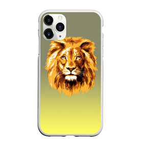 Чехол для iPhone 11 Pro Max матовый с принтом Лев , Силикон |  | животные | лев | царь зверей