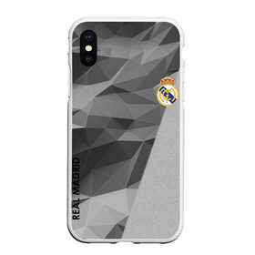 Чехол для iPhone XS Max матовый с принтом Real Madrid , Силикон | Область печати: задняя сторона чехла, без боковых панелей | atletico | barcelona | borussia | chelsea | cristiano | football | juventus | manchester city | manchester united | messi | real madrid | ronaldo | sport | спорт | футбол