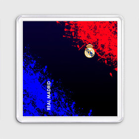 Магнит 55*55 с принтом Real Madrid , Пластик | Размер: 65*65 мм; Размер печати: 55*55 мм | atletico | barcelona | borussia | chelsea | cristiano | football | juventus | manchester city | manchester united | messi | real madrid | ronaldo | sport | спорт | футбол