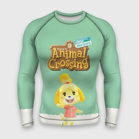 Мужской рашгард 3D с принтом Animal Crossing ,  |  | animal crossing | isabelle | tom nook | энимал кроссинг
