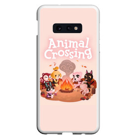 Чехол для Samsung S10E с принтом Animal Crossing , Силикон | Область печати: задняя сторона чехла, без боковых панелей | Тематика изображения на принте: animal crossing | isabelle | tom nook | энимал кроссинг