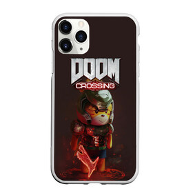 Чехол для iPhone 11 Pro Max матовый с принтом Doom Crossing , Силикон |  | animal crossing | isabelle | tom nook | энимал кроссинг
