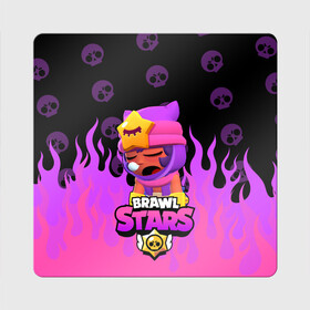 Магнит виниловый Квадрат с принтом Sandy BRAWL STARS , полимерный материал с магнитным слоем | размер 9*9 см, закругленные углы | brawl stars | brawl stars sandy | legendary brawler | leon | leon shark | sandy | shark | stars | акула | бравл стар сэнди | леон акула | сенди | сэнди