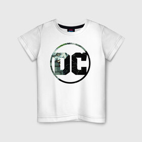 Детская футболка хлопок с принтом Joker , 100% хлопок | круглый вырез горловины, полуприлегающий силуэт, длина до линии бедер | dc | joker | shtatjl | джокер | логотип