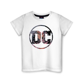 Детская футболка хлопок с принтом Cyborg , 100% хлопок | круглый вырез горловины, полуприлегающий силуэт, длина до линии бедер | cyborg | dc | shtatjl | киборг | логотип
