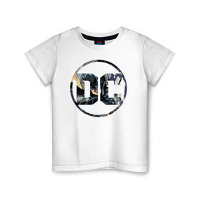 Детская футболка хлопок с принтом Batman , 100% хлопок | круглый вырез горловины, полуприлегающий силуэт, длина до линии бедер | batman | dc | shtatjl | бэтмен | логотип