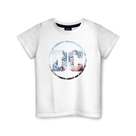 Детская футболка хлопок с принтом Shazam , 100% хлопок | круглый вырез горловины, полуприлегающий силуэт, длина до линии бедер | dc | shazam | shtatjl | логотип | шазам