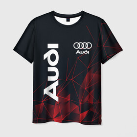 Мужская футболка 3D с принтом AUDI | АУДИ , 100% полиэфир | прямой крой, круглый вырез горловины, длина до линии бедер | audi | auto | rs | sport | авто | автомобиль | автомобильные | ауди | бренд | марка | машины | спорт
