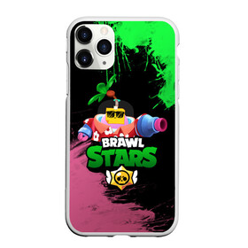 Чехол для iPhone 11 Pro матовый с принтом СПРУТ BRAWL STARS , Силикон |  | brawl | brawl stars | brawl stars sprout | clash | sprout | tropical sprout | бравл старс | игра | мобильные игры | спраут | тропический спрут