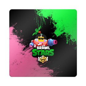 Магнит виниловый Квадрат с принтом СПРУТ BRAWL STARS , полимерный материал с магнитным слоем | размер 9*9 см, закругленные углы | Тематика изображения на принте: brawl | brawl stars | brawl stars sprout | clash | sprout | tropical sprout | бравл старс | игра | мобильные игры | спраут | тропический спрут