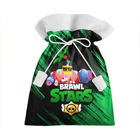 Подарочный 3D мешок с принтом SPROUT BRAWL STARS , 100% полиэстер | Размер: 29*39 см | Тематика изображения на принте: brawl | brawl stars | brawl stars sprout | clash | sprout | tropical sprout | бравл старс | игра | мобильные игры | спраут | тропический спрут