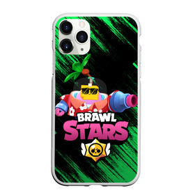 Чехол для iPhone 11 Pro матовый с принтом СПРАУТ BRAWL STARS , Силикон |  | brawl | brawl stars | brawl stars sprout | clash | sprout | tropical sprout | бравл старс | игра | мобильные игры | спраут | тропический спрут