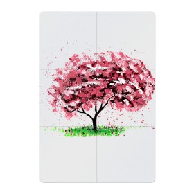 Магнитный плакат 2Х3 с принтом Сакура , Полимерный материал с магнитным слоем | 6 деталей размером 9*9 см | pink | sakura | tree | дерево | дерево сакуры | природа | розовое | сакура | цветущее дерево