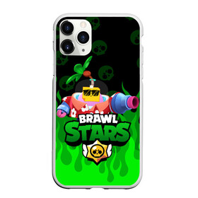 Чехол для iPhone 11 Pro матовый с принтом СПРАУТ BRAWL STARS , Силикон |  | brawl | brawl stars | brawl stars sprout | clash | sprout | tropical sprout | бравл старс | игра | мобильные игры | спраут | тропический спрут