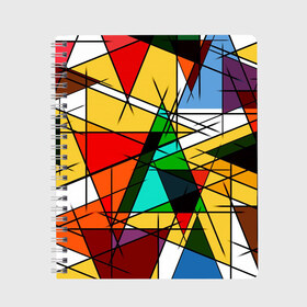Тетрадь с принтом ПИКАССО , 100% бумага | 48 листов, плотность листов — 60 г/м2, плотность картонной обложки — 250 г/м2. Листы скреплены сбоку удобной пружинной спиралью. Уголки страниц и обложки скругленные. Цвет линий — светло-серый
 | geometry | kaleidoscope | pattern | pilygon | polyscape | space | textures | tie dye | абстракт | броня | вселенная | геометрия | города | каледоскоп | космос | паттерн | полигон | полискейп | природа | тай дай | текстура | текстуры